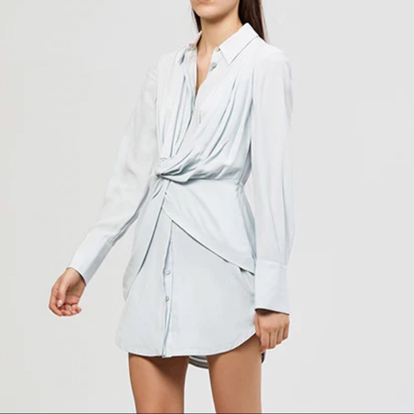 Acler alma silk shirt dress Clearance